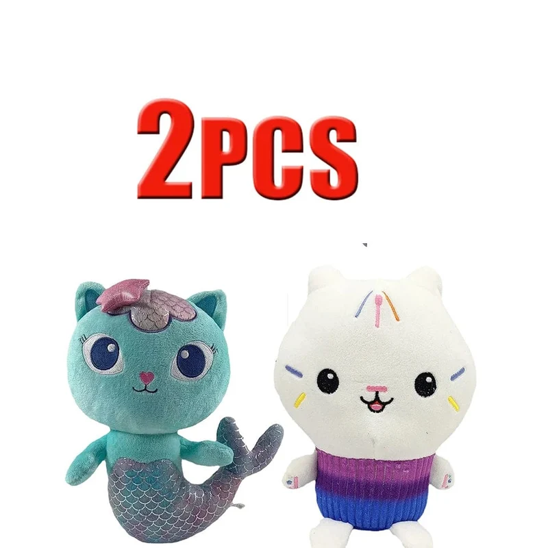 Tiere Plüsch Gabby Puppenhaus Schönes Plüsch Gaby Spielzeug Plüschhaus Katzenpuppe Cartoon Kuscheltiere Meerjungfrau Katze Plüschpuppen Kinder