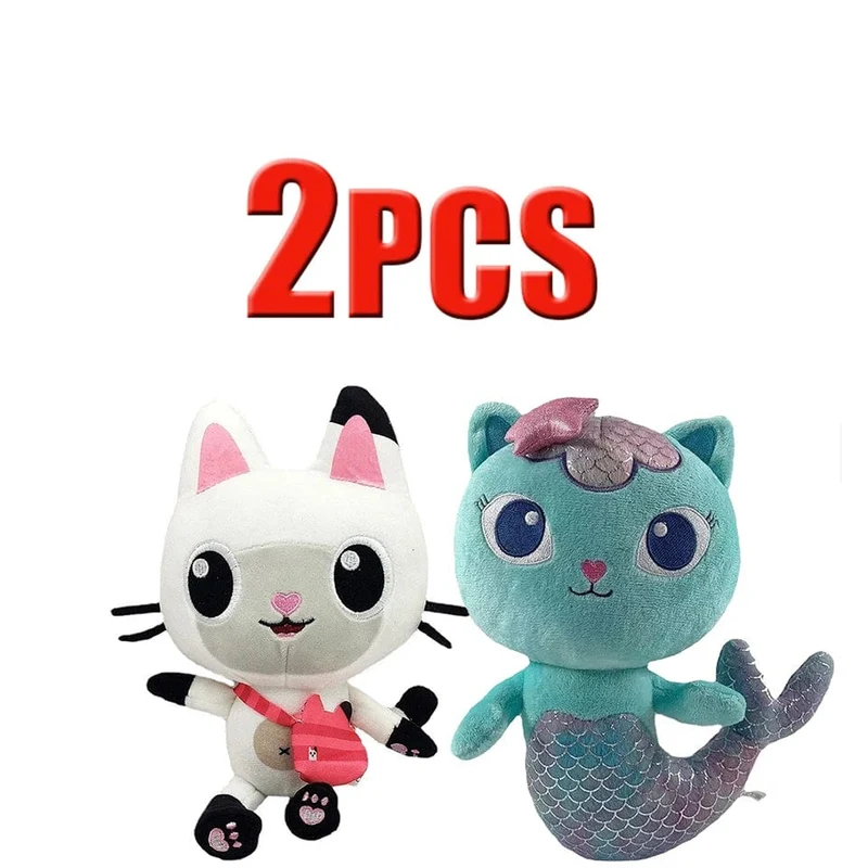 Tiere Plüsch Gabby Puppenhaus Schönes Plüsch Gaby Spielzeug Plüschhaus Katzenpuppe Cartoon Kuscheltiere Meerjungfrau Katze Plüschpuppen Kinder