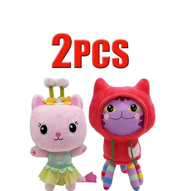 Tiere Plüsch Gabby Puppenhaus Schönes Plüsch Gaby Spielzeug Plüschhaus Katzenpuppe Cartoon Kuscheltiere Meerjungfrau Katze Plüschpuppen Kinder