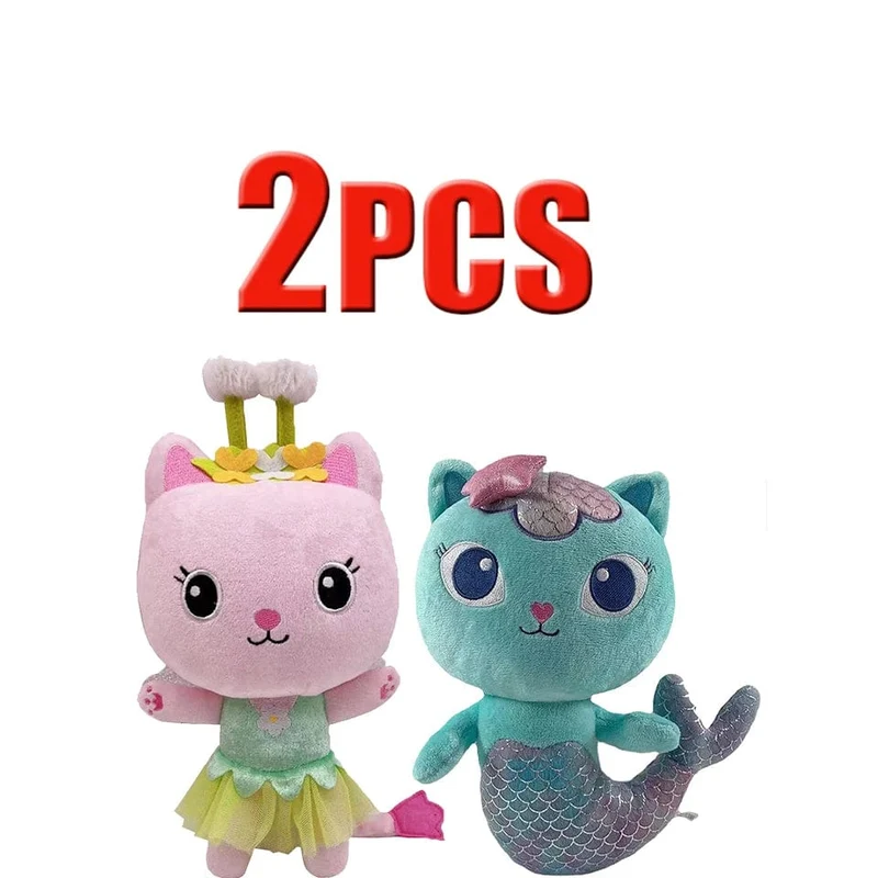 Tiere Plüsch Gabby Puppenhaus Schönes Plüsch Gaby Spielzeug Plüschhaus Katzenpuppe Cartoon Kuscheltiere Meerjungfrau Katze Plüschpuppen Kinder