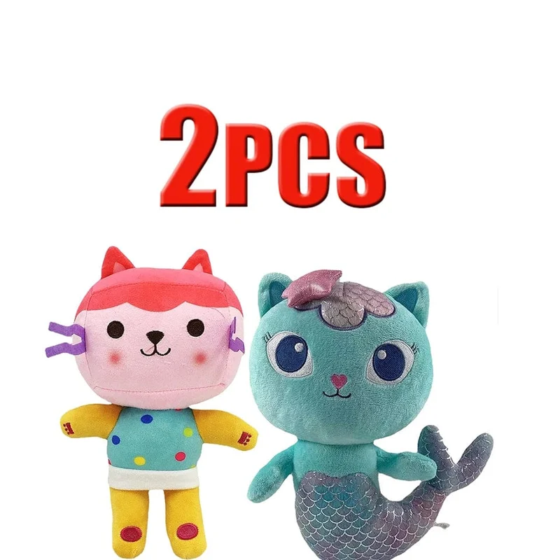 Tiere Plüsch Gabby Puppenhaus Schönes Plüsch Gaby Spielzeug Plüschhaus Katzenpuppe Cartoon Kuscheltiere Meerjungfrau Katze Plüschpuppen Kinder