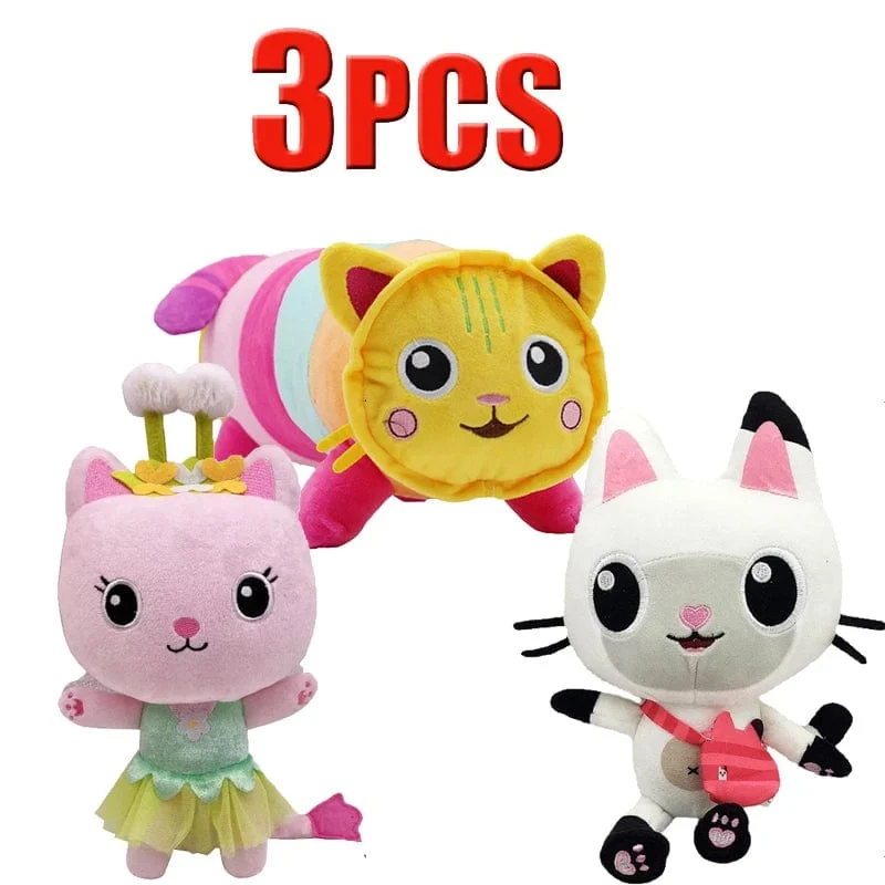Tiere Plüsch Gabby Puppenhaus Schönes Plüsch Gaby Spielzeug Plüschhaus Katzenpuppe Cartoon Kuscheltiere Meerjungfrau Katze Plüschpuppen Kinder