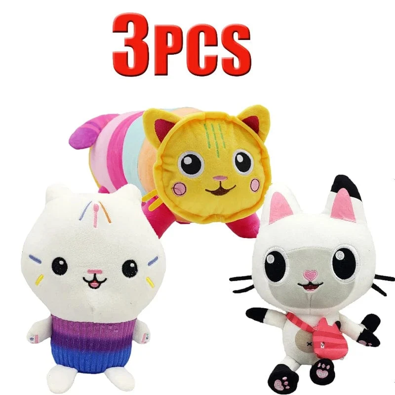 Tiere Plüsch Gabby Puppenhaus Schönes Plüsch Gaby Spielzeug Plüschhaus Katzenpuppe Cartoon Kuscheltiere Meerjungfrau Katze Plüschpuppen Kinder