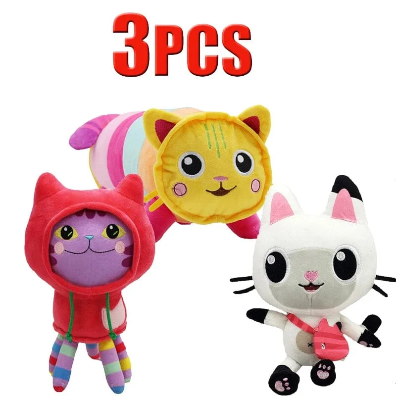 Tiere Plüsch Gabby Puppenhaus Schönes Plüsch Gaby Spielzeug Plüschhaus Katzenpuppe Cartoon Kuscheltiere Meerjungfrau Katze Plüschpuppen Kinder