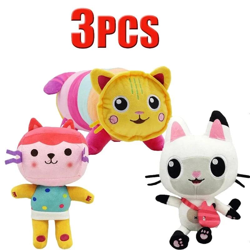 Tiere Plüsch Gabby Puppenhaus Schönes Plüsch Gaby Spielzeug Plüschhaus Katzenpuppe Cartoon Kuscheltiere Meerjungfrau Katze Plüschpuppen Kinder