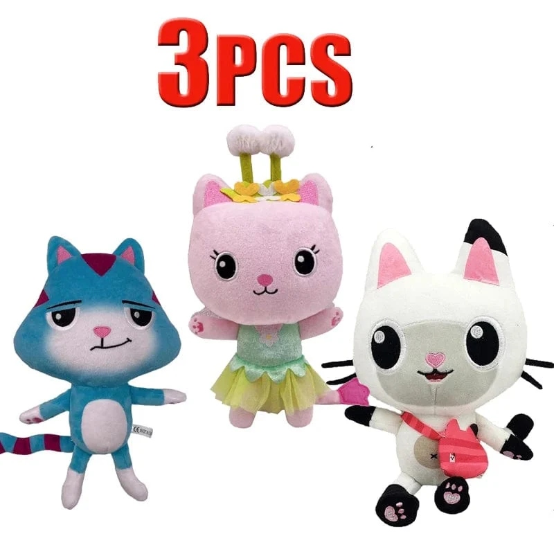 Tiere Plüsch Gabby Puppenhaus Schönes Plüsch Gaby Spielzeug Plüschhaus Katzenpuppe Cartoon Kuscheltiere Meerjungfrau Katze Plüschpuppen Kinder