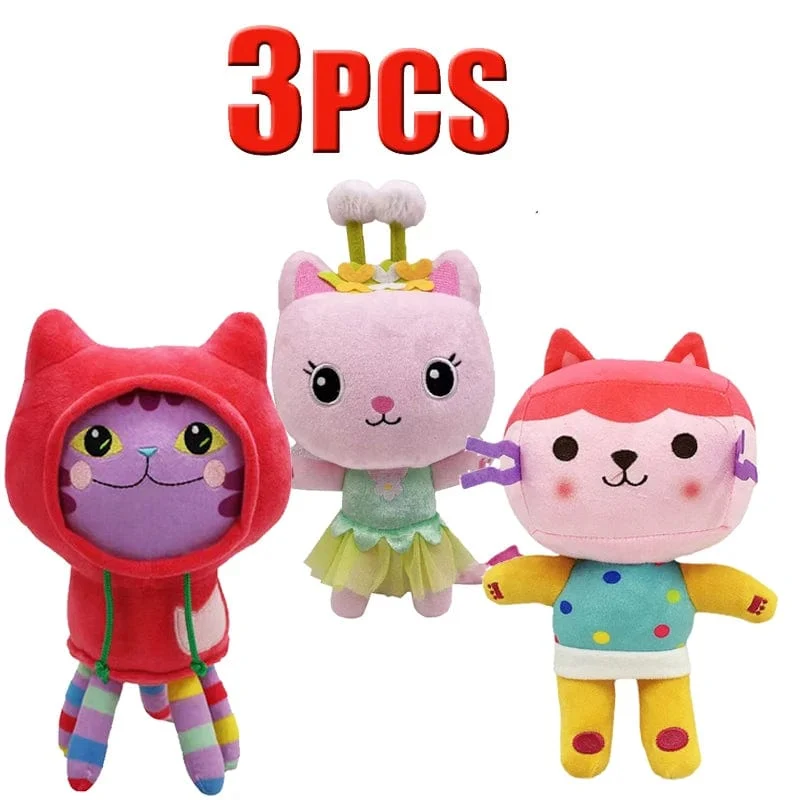 Tiere Plüsch Gabby Puppenhaus Schönes Plüsch Gaby Spielzeug Plüschhaus Katzenpuppe Cartoon Kuscheltiere Meerjungfrau Katze Plüschpuppen Kinder