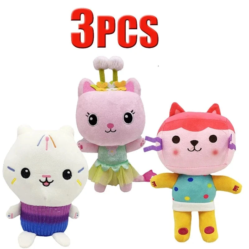 Tiere Plüsch Gabby Puppenhaus Schönes Plüsch Gaby Spielzeug Plüschhaus Katzenpuppe Cartoon Kuscheltiere Meerjungfrau Katze Plüschpuppen Kinder