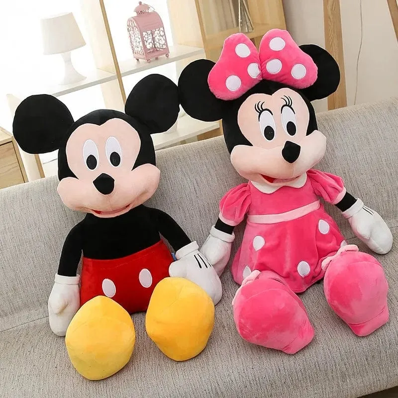 Minnie Disney Cartoon Stitch Toy Story Elsa Vinnie Spider Iron Man Plüschpuppen Anime Spielzeug Plüsch Gefüllte Weihnachtsgeschenke für Kinder