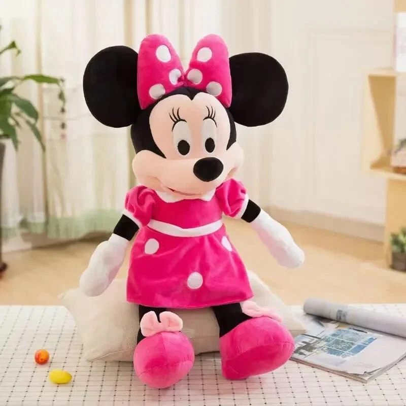 Minnie Disney Cartoon Stitch Toy Story Elsa Vinnie Spider Iron Man Plüschpuppen Anime Spielzeug Plüsch Gefüllte Weihnachtsgeschenke für Kinder