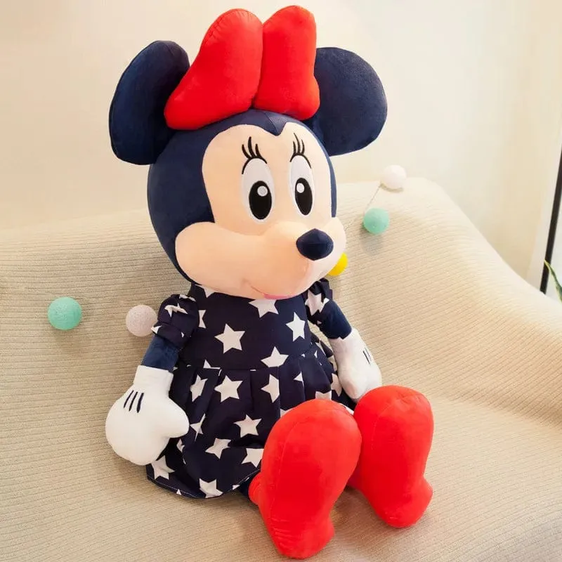 Minnie Disney Cartoon Stitch Toy Story Elsa Vinnie Spider Iron Man Plüschpuppen Anime Spielzeug Plüsch Gefüllte Weihnachtsgeschenke für Kinder