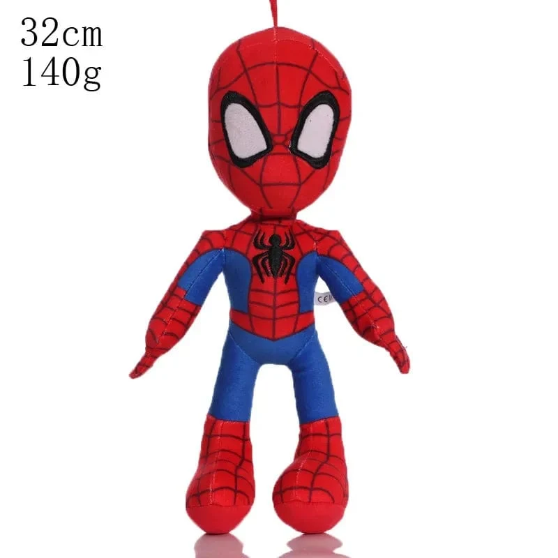 Minnie Disney Cartoon Stitch Toy Story Elsa Vinnie Spider Iron Man Plüschpuppen Anime Spielzeug Plüsch Gefüllte Weihnachtsgeschenke für Kinder