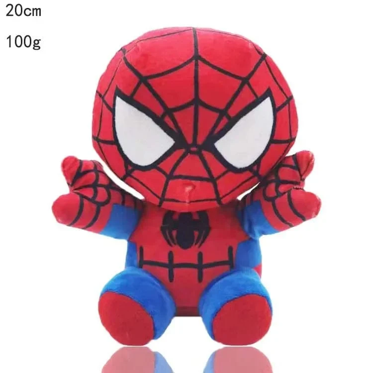 Minnie Disney Cartoon Stitch Toy Story Elsa Vinnie Spider Iron Man Plüschpuppen Anime Spielzeug Plüsch Gefüllte Weihnachtsgeschenke für Kinder