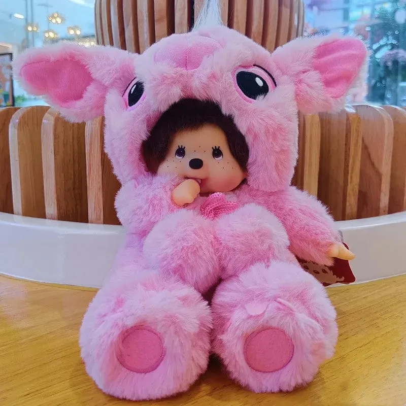 Disney 20cm Linabell Verwandeln Stich Kaninchen Totoro Kiki Plüsch Spielzeug Kawaii Stellalou Plushies Gefüllte Puppe Kinder Weihnachten Geschenk