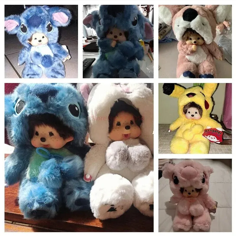 Disney 20cm Linabell Verwandeln Stich Kaninchen Totoro Kiki Plüsch Spielzeug Kawaii Stellalou Plushies Gefüllte Puppe Kinder Weihnachten Geschenk