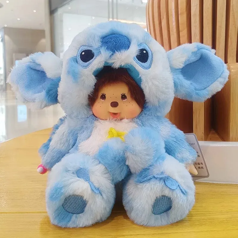Disney 20cm Linabell Verwandeln Stich Kaninchen Totoro Kiki Plüsch Spielzeug Kawaii Stellalou Plushies Gefüllte Puppe Kinder Weihnachten Geschenk