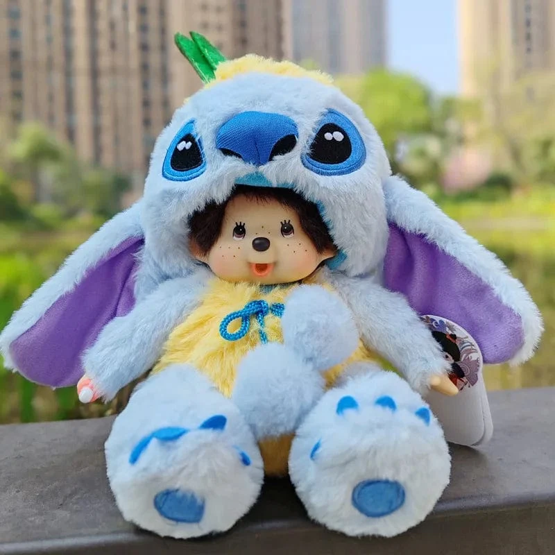 Disney 20cm Linabell Verwandeln Stich Kaninchen Totoro Kiki Plüsch Spielzeug Kawaii Stellalou Plushies Gefüllte Puppe Kinder Weihnachten Geschenk