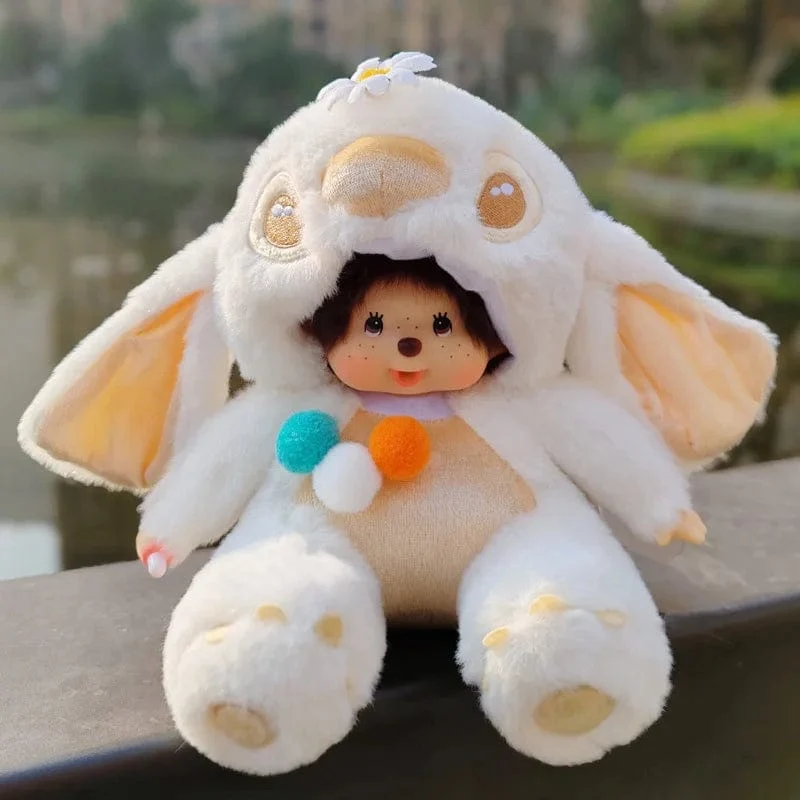 Disney 20cm Linabell Verwandeln Stich Kaninchen Totoro Kiki Plüsch Spielzeug Kawaii Stellalou Plushies Gefüllte Puppe Kinder Weihnachten Geschenk