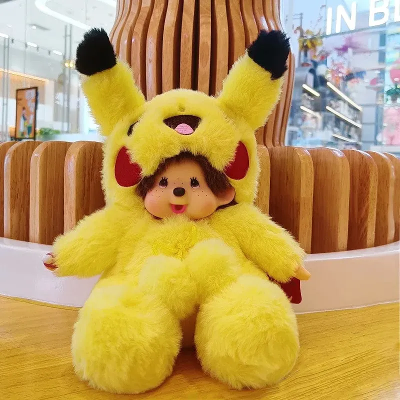 Disney 20cm Linabell Verwandeln Stich Kaninchen Totoro Kiki Plüsch Spielzeug Kawaii Stellalou Plushies Gefüllte Puppe Kinder Weihnachten Geschenk