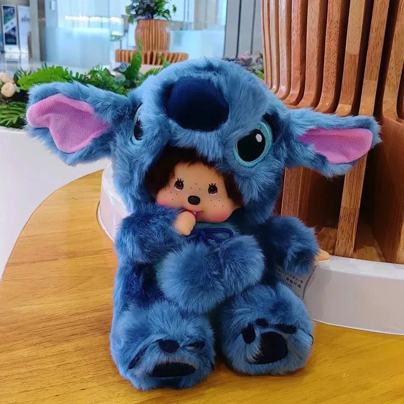 Disney 20cm Linabell Verwandeln Stich Kaninchen Totoro Kiki Plüsch Spielzeug Kawaii Stellalou Plushies Gefüllte Puppe Kinder Weihnachten Geschenk