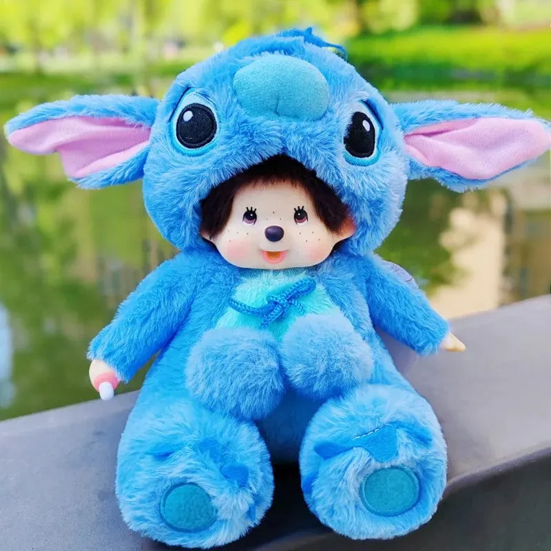 Disney 20cm Linabell Verwandeln Stich Kaninchen Totoro Kiki Plüsch Spielzeug Kawaii Stellalou Plushies Gefüllte Puppe Kinder Weihnachten Geschenk