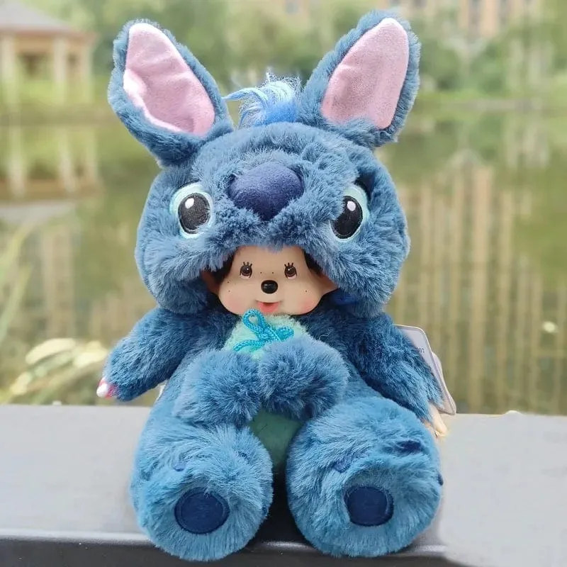 Disney 20cm Linabell Verwandeln Stich Kaninchen Totoro Kiki Plüsch Spielzeug Kawaii Stellalou Plushies Gefüllte Puppe Kinder Weihnachten Geschenk