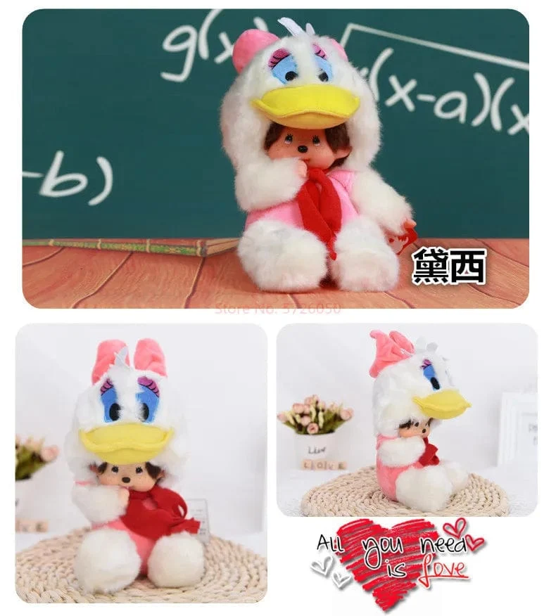 Disney 20cm Linabell Verwandeln Stich Kaninchen Totoro Kiki Plüsch Spielzeug Kawaii Stellalou Plushies Gefüllte Puppe Kinder Weihnachten Geschenk