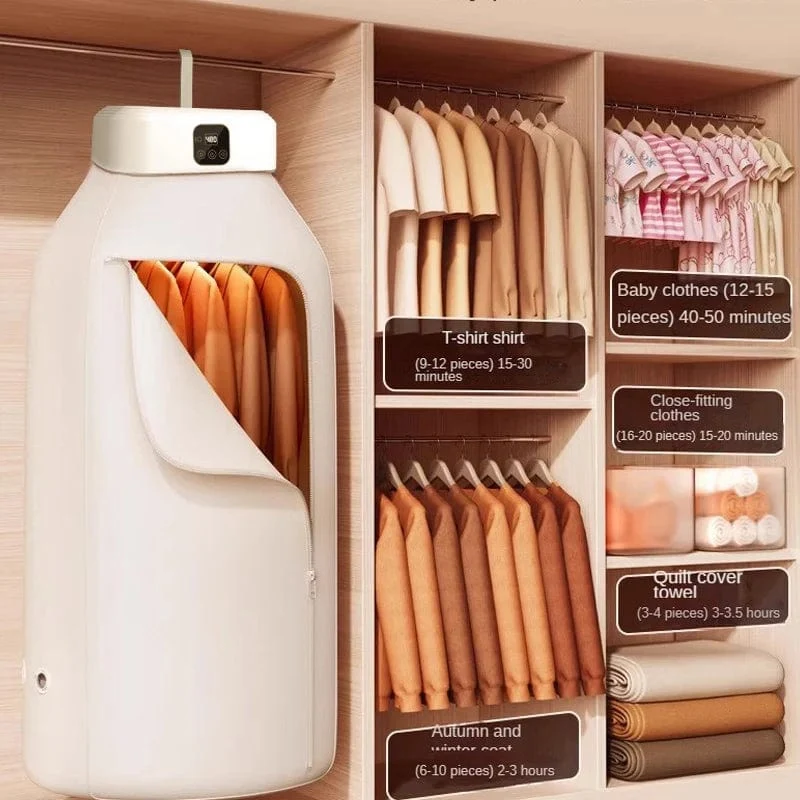 Fernbedienung Multifunktionaler Trockner Elektrische Kleidung Home Cabinet Bodenmaschine Wäschetrockner Warmlufttrockner mit Timing Home