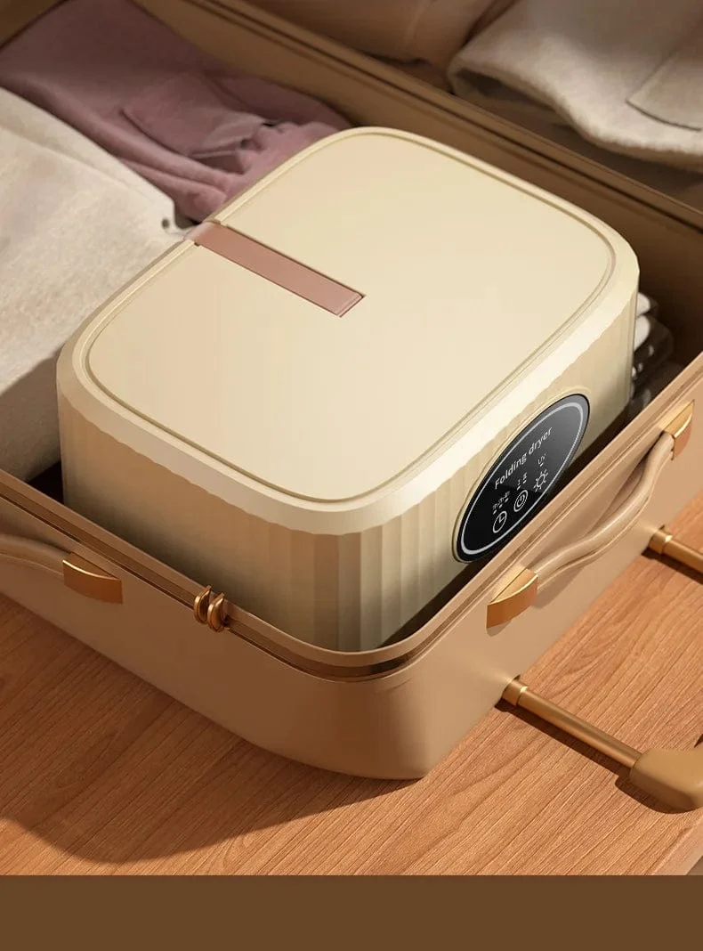 Gefalteter elektrischer Wäschetrockner, intelligenter Wäscheständer, zum Aufhängen, UV-Trockner, tragbarer Warmlufttrockner für unterwegs, 220 V/110 V, für zu Hause