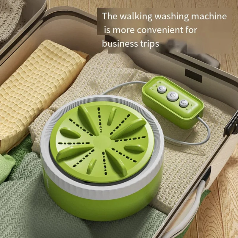 Mini Tragbare Waschmaschinen USB Rotierenden Turbo Obst Küche Ultraschall Geschirrspüler Für Kleidung Home Reise Fernbedienung 세탁기