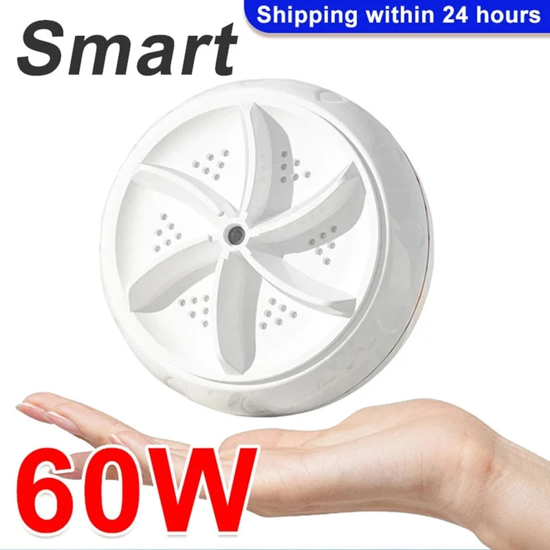 Mini Tragbare Waschmaschinen USB Rotierenden Turbo Obst Küche Ultraschall Geschirrspüler Für Kleidung Home Reise Fernbedienung 세탁기