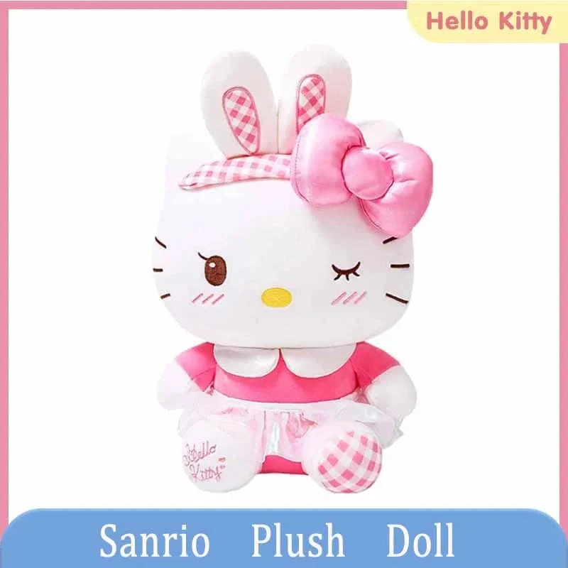 Neue Sanrio Kawaii Hallo Kitty Plüsch Spielzeug Kissen Puppe Gefüllte Cinnamoroll Kinder Plushies Hause Dekoration Plüsch Weihnachten Puppen