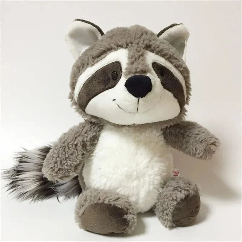 25-35 cm Grauer Waschbär Plüschtier Schöner Waschbär Niedliche Weiche Kuscheltiere Puppe Kissen Für Mädchen Kinder Kinder Baby Geburtstagsgeschenk