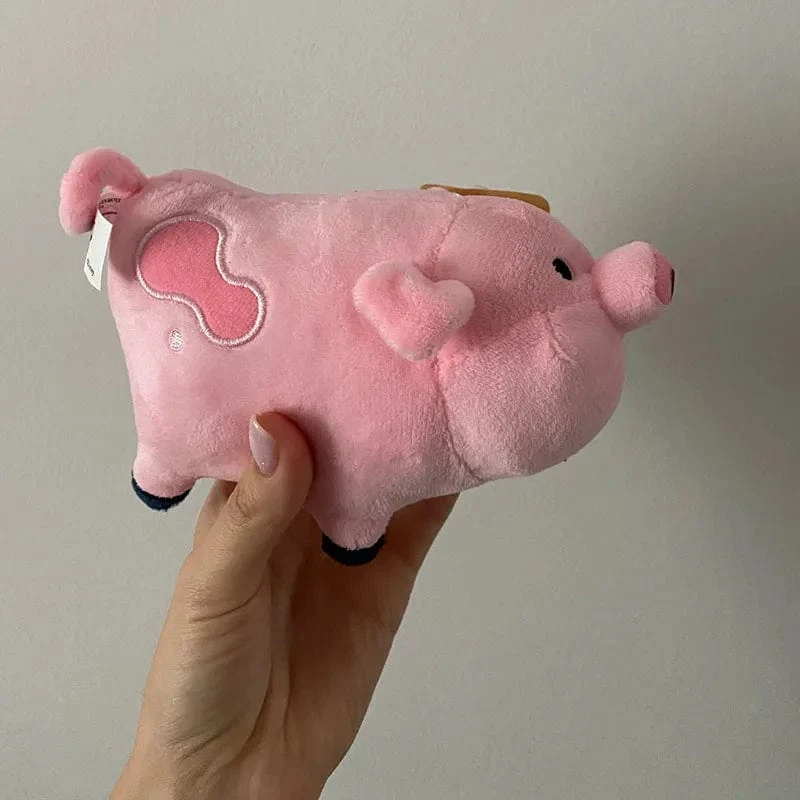 18 cm Disney Anime-Film Gravity Falls Figuren Waddles Pig Cartoon Kuscheltiere Plüschpuppe Spielzeug für Kind Mädchen Neujahr Weihnachtsgeschenk