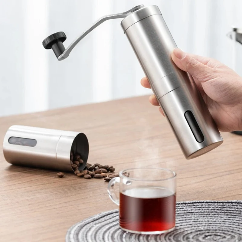 Manuelle Kaffeemühle Hand Stahl Keramik Kern Kaffee Mahlen Hand Mühle Cafe Burr Mühle Grinder Keramik Mais Kaffee Maschine