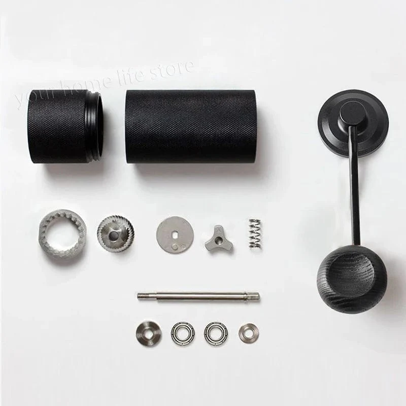 Manuelle Kaffeemühle aus Edelstahl, verstellbares Handmahlwerk, Kaffeebohnenmühle, manuelles Mahlwerk für Aeropress Espresso French Press