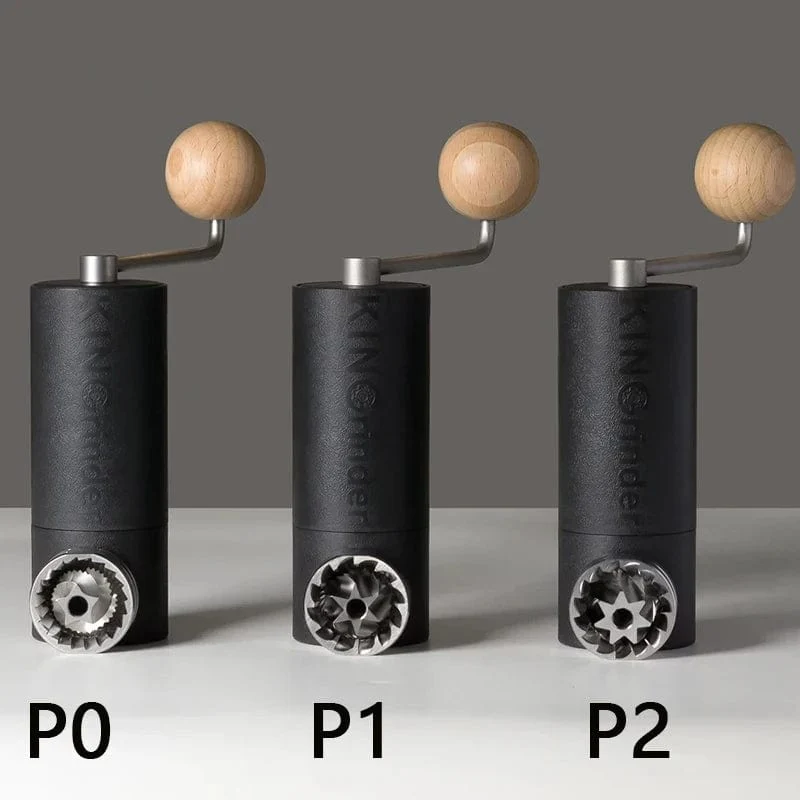 KINGrinder P0/P1/P2 Leichte manuelle Handkaffeemühle für Moka-Kanne Tropf mit Montagekonsistenz Edelstahl
