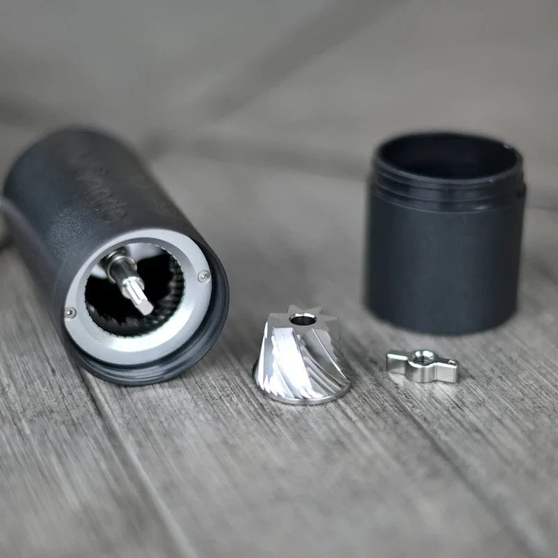 KINGrinder P0/P1/P2 Leichte manuelle Handkaffeemühle für Moka-Kanne Tropf mit Montagekonsistenz Edelstahl