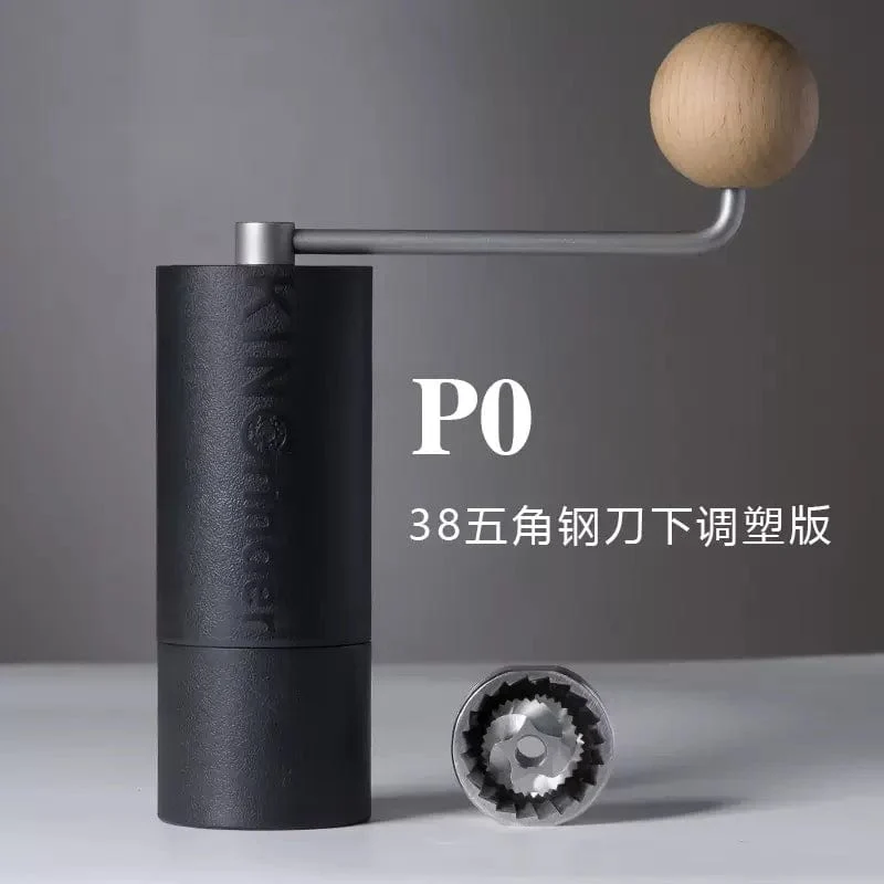 KINGrinder P0/P1/P2 Leichte manuelle Handkaffeemühle für Moka-Kanne Tropf mit Montagekonsistenz Edelstahl