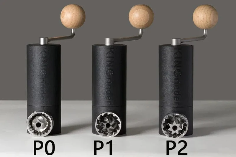 KINGrinder P0/P1/P2 Leichte manuelle Handkaffeemühle für Moka-Kanne Tropf mit Montagekonsistenz Edelstahl