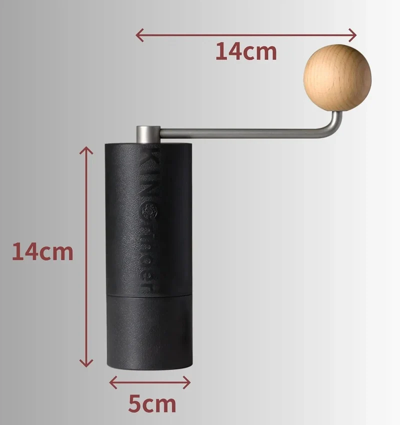 KINGrinder P0/P1/P2 Leichte manuelle Handkaffeemühle für Moka-Kanne Tropf mit Montagekonsistenz Edelstahl