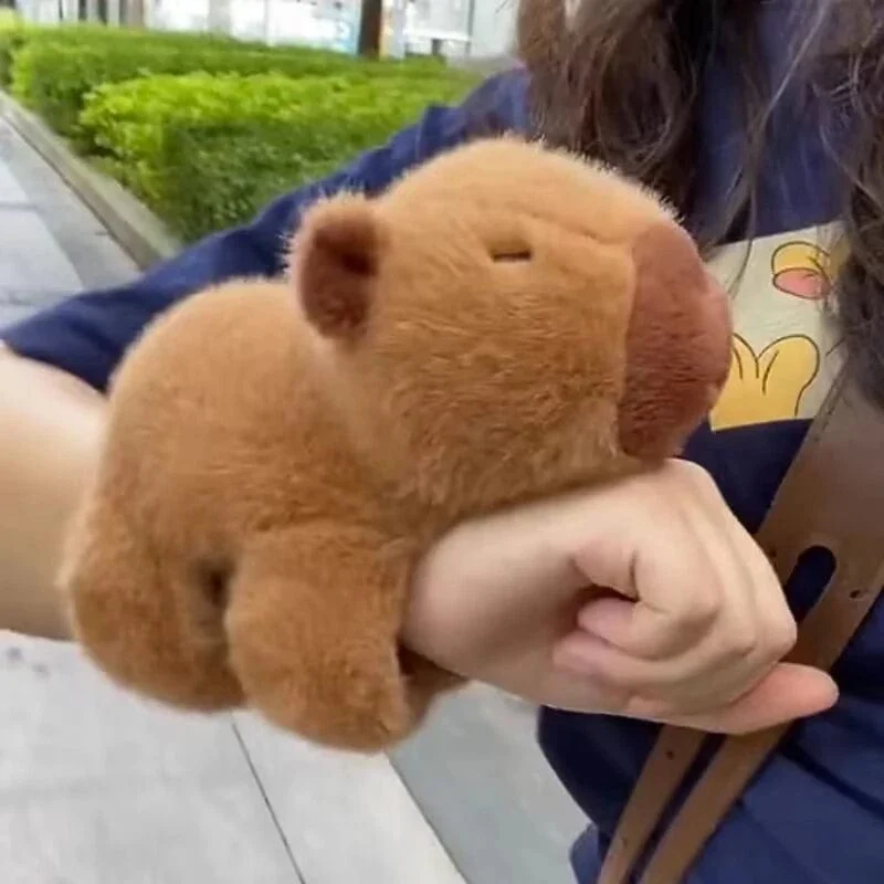 Armband Handgelenk Liegend Puppe Capybara Puppe Snap Ring Süßes Plüschtier Hässliche Süße Puppe