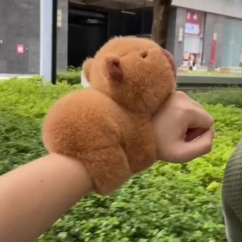 Armband Handgelenk Liegend Puppe Capybara Puppe Snap Ring Süßes Plüschtier Hässliche Süße Puppe