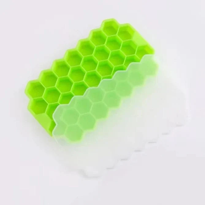 4/2/1 STK Silikon-Eiswürfelform 148 Würfel Großraum-Eiswürfelschalen Lebensmittelechte Eismaschine BPA-frei Wiederverwendbare Eismaschine mit Deckel