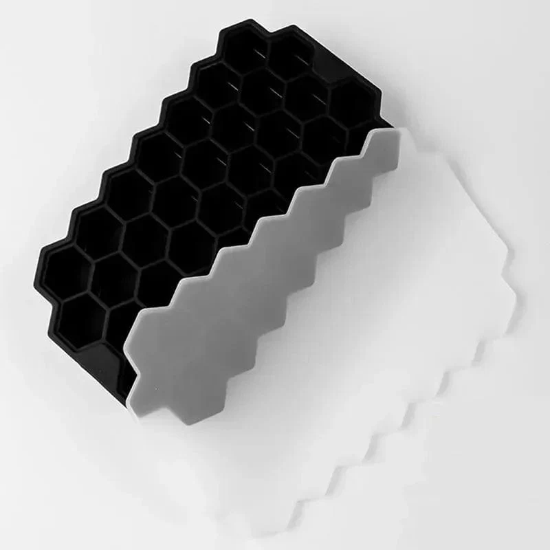 4/2/1 STK Silikon-Eiswürfelform 148 Würfel Großraum-Eiswürfelschalen Lebensmittelechte Eismaschine BPA-frei Wiederverwendbare Eismaschine mit Deckel