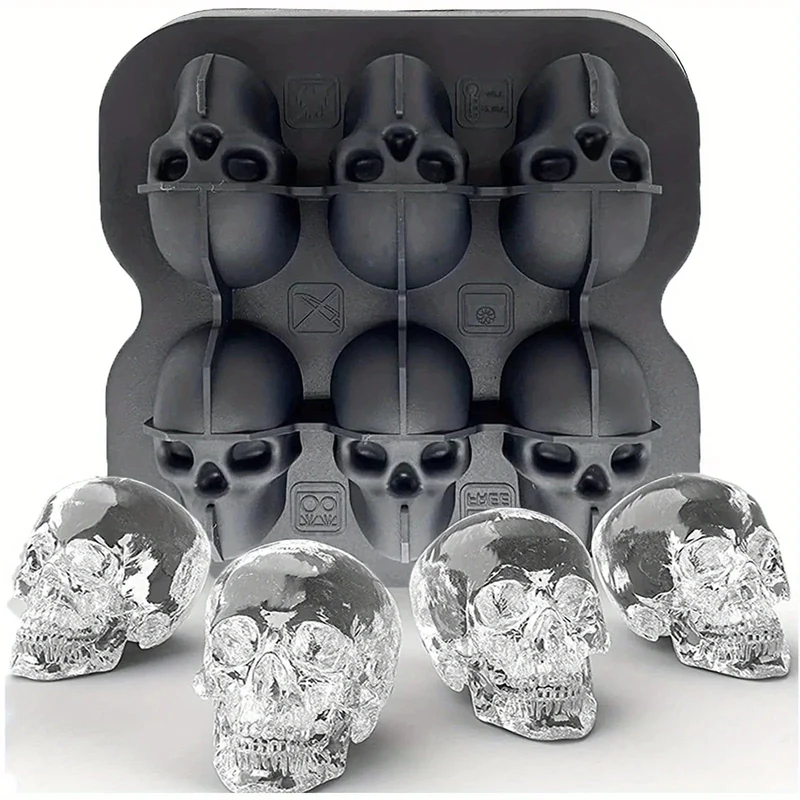Eiswürfelform in Diamantrosenform, lebensmittelechtes Silikon, quadratisch, rund, Eiswürfelform, hochwertige Form für die Getränkezubereitung in Bars