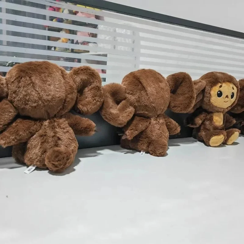 Neue Russland Anime Cheburashka Plüsch Puppe Große Augen Affe Чебурашка Gefüllte Plushie Spielzeug Schöne Beschwichtigen Kissen Für Kinder Geschenke