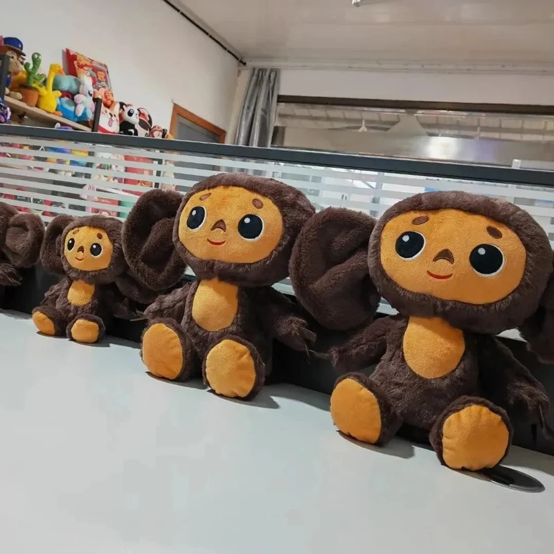 Neue Russland Anime Cheburashka Plüsch Puppe Große Augen Affe Чебурашка Gefüllte Plushie Spielzeug Schöne Beschwichtigen Kissen Für Kinder Geschenke