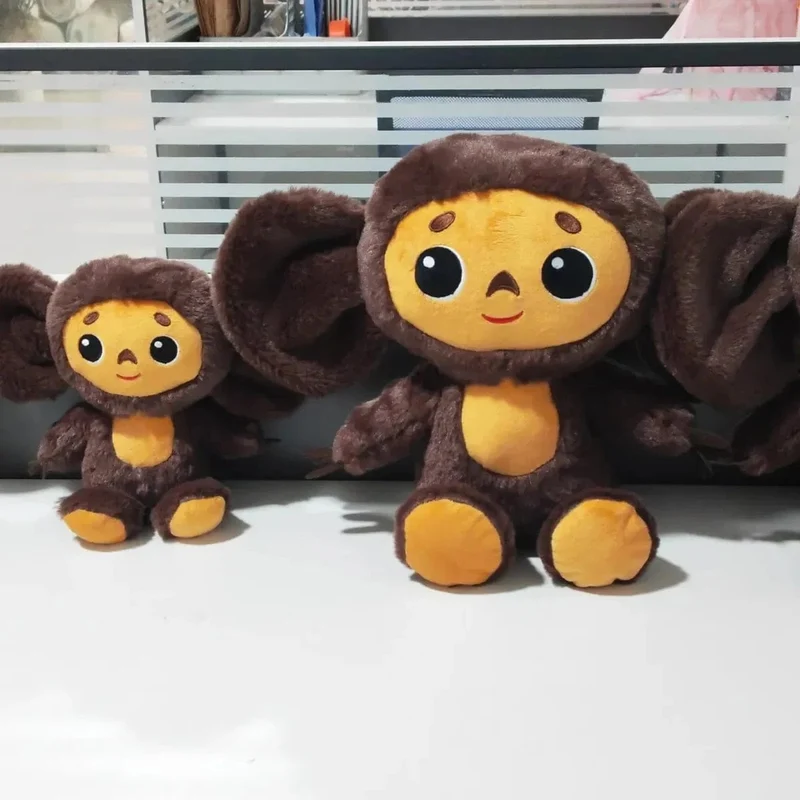Neue Russland Anime Cheburashka Plüsch Puppe Große Augen Affe Чебурашка Gefüllte Plushie Spielzeug Schöne Beschwichtigen Kissen Für Kinder Geschenke