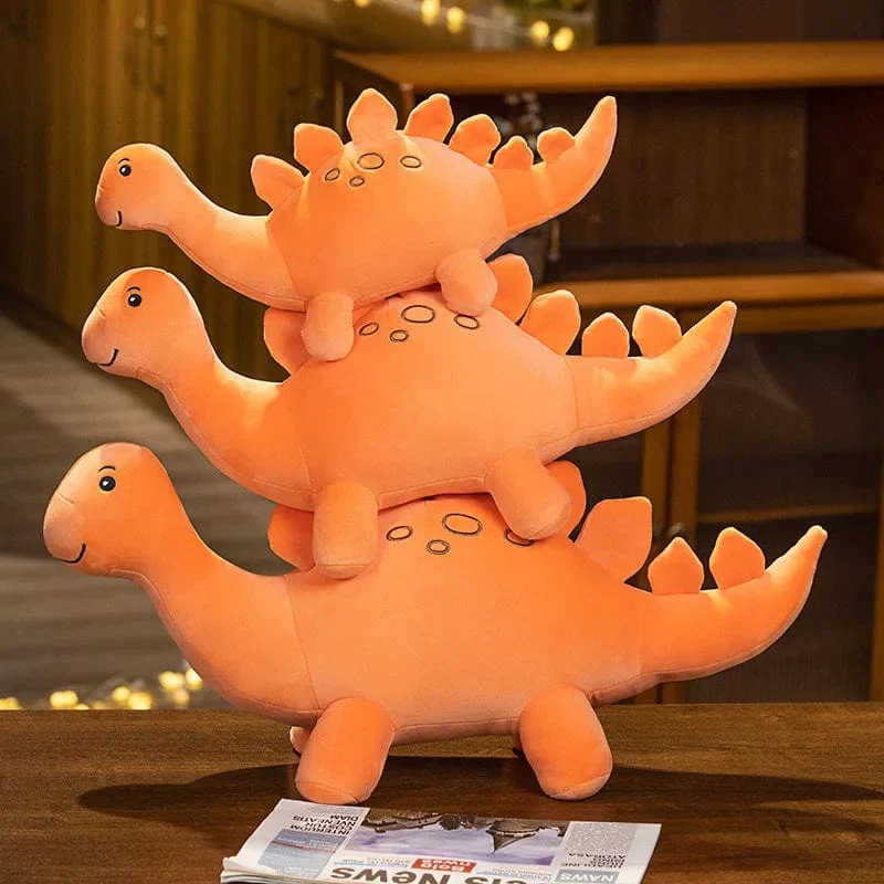 Cartoon-Dinosaurier-Plüschtier, bunt, niedlich, Kuscheltiere, Triceratops, Plüschtiere, Kawaii, weiches Kinderspielzeug für Jungen und Mädchen, Heimdekoration